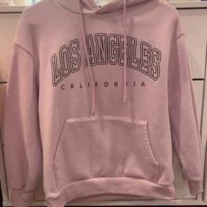 Light Purple Los Angeles California Hoodie